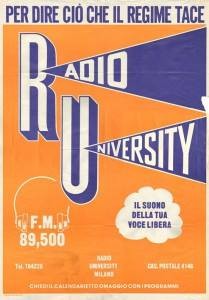 Memoria/ Radio University, una storia anni Settanta